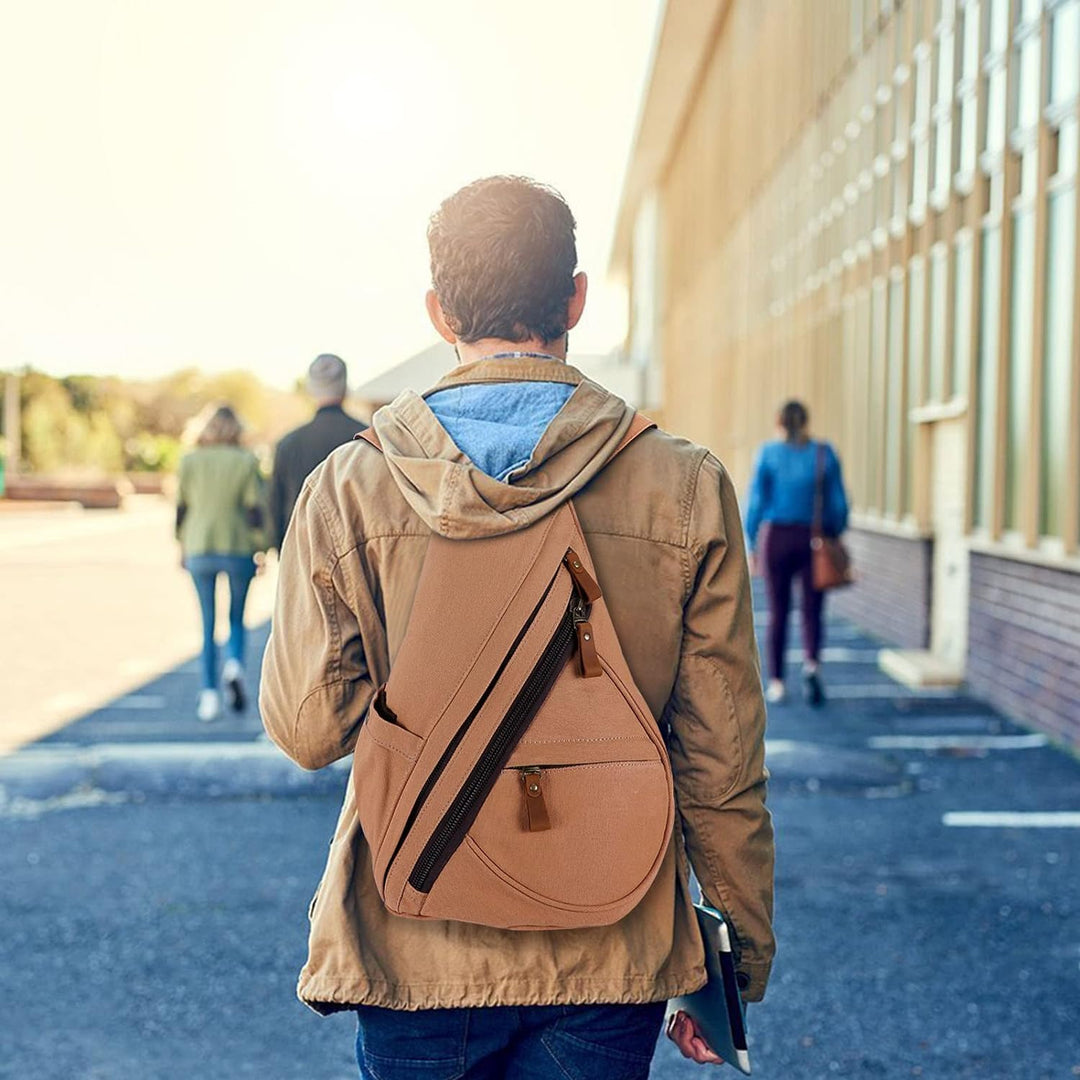 HAWEE Unisex Umhängetasche Crossbody Rucksack Damen Schultertasche Leichte Brusttasche Herren schult