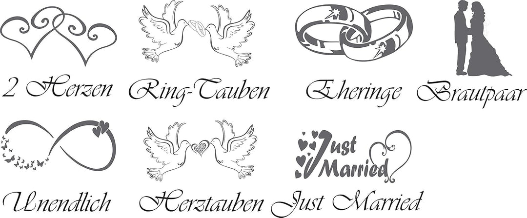 Hochzeits-Laterne Metall weiss Mod. 4 mit Motiv-Gravur 28x15,5x15,5 cm Weiss (Motiv), Weiss (Motiv)