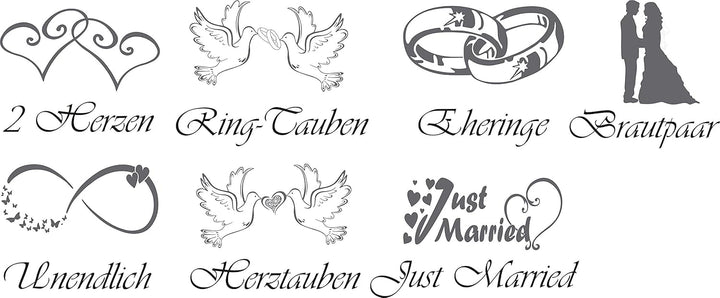 Hochzeits-Laterne Metall weiss Mod. 4 mit Motiv-Gravur 28x15,5x15,5 cm Weiss (Motiv), Weiss (Motiv)