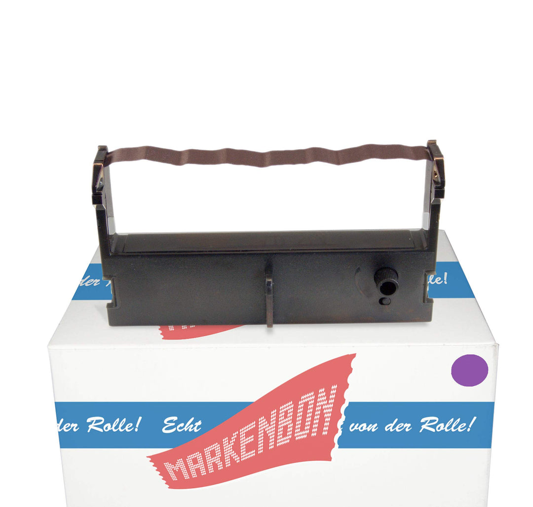 Farbbandkassette passend für Schultes FD 3 [violett] markenbon ERC39P / IR 31 RB (1 Karton mit 5 Stü