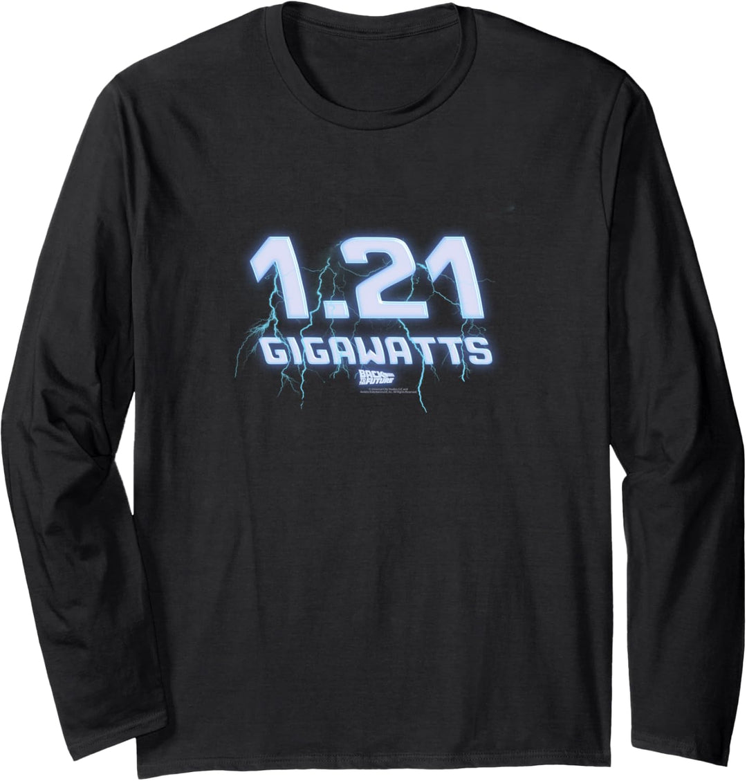 Back To The Future 1.21 Gigawatts Langarmshirt