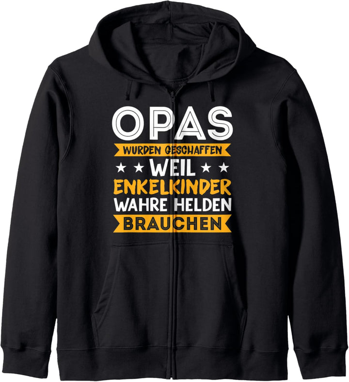 Opas Wurden Erschaffen Weil Enkelkinder Helden Brauchen Kapuzenjacke