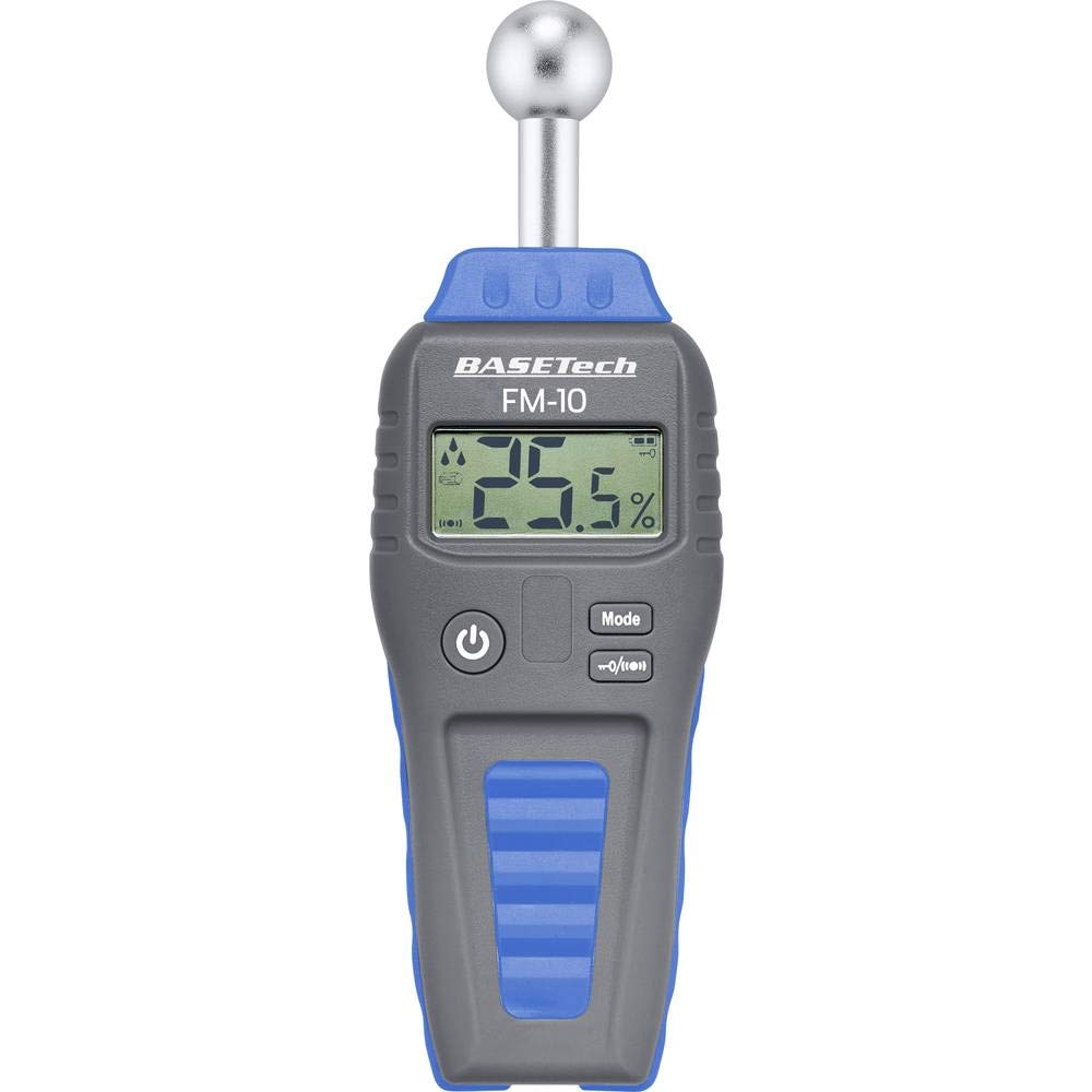 Basetech FM-10 Materialfeuchtemessgerät Messbereich Baufeuchtigkeit (Bereich) 0.1 bis 99.9% vol Mess