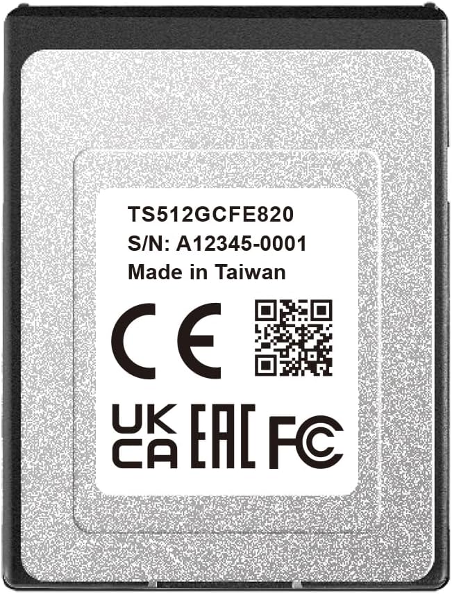 Transcend CFexpress 820 Type B-Speicherkarte TS512GCFE820, Lese-/Schreibgeschwindigkeiten von bis zu