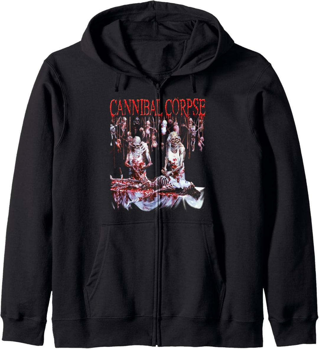 Cannibal Corpse, offizieller Merchandise-Artikel – Butchered At Birth Kapuzenjacke