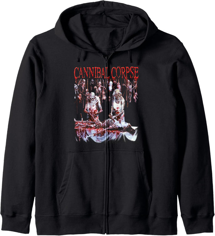Cannibal Corpse, offizieller Merchandise-Artikel – Butchered At Birth Kapuzenjacke