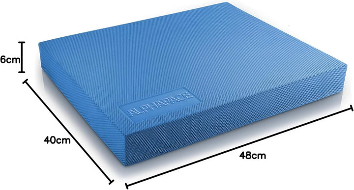 ALPHAPACE Balance Pad inkl. gratis Übungsposter - Innovatives Balance-Kissen für optimales Ganzkörpe