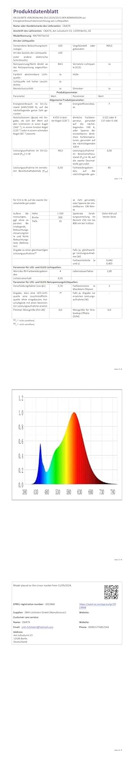 CBJKTX LED Panel Schwarz Deckenleuchte Dimmbar - 120x30CM Deckenlampe Flach Büro mit Fernbedienung W