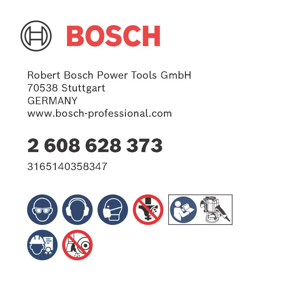 Bosch Professional Nutfräser Standard for Wood (für Holz, 10 mm, Arbeitslänge 25 mm, Zubehör Handfrä