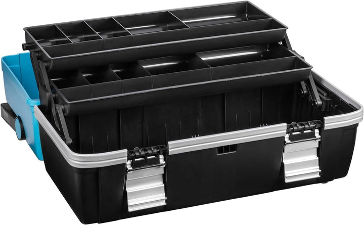 HAZET Kunststoff-Werkzeugkasten 190L-3 | leer | 55 x 25 x 27 cm | stabiler und robuster Werkzeugkast