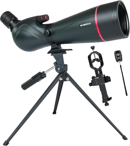 Svbony SV406 20–60x80 mm Spektiv mit SC001 WiFi Kamera, HD FMC BAK4 mit Dual Focus mit Stativ Traget