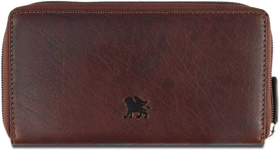 mano Don Simon - Geldbörse 12cc 19 cm braun, Braun