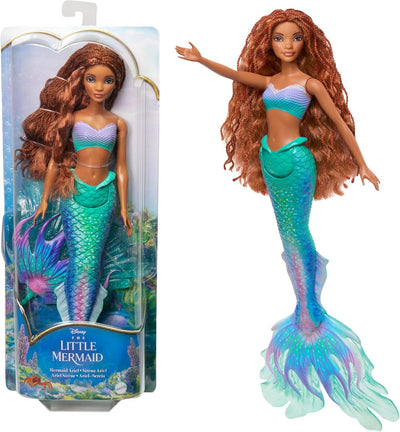 Mattel Disney Arielle Puppe - Die kleine Meerjungfrau, inspiriert vom Film The Little Mermaid, Meerj