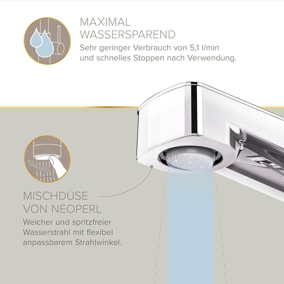 Lenz MOLA Sensor Waschtischarmatur chrom 46020502