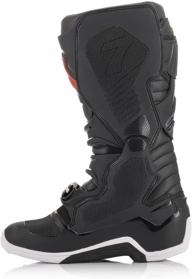 Alpinestars Motocross-Stiefel Tech 7 Schwarz/Rot/Grün 52 EU Schwarz, 52 EU Schwarz