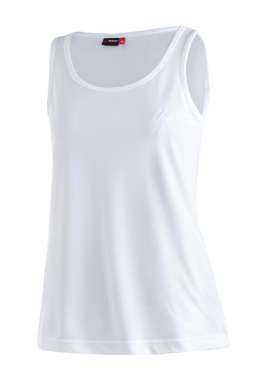 Maier Sports Petra, Ärmelloses Damen T-Shirt, Outdoorshirt mit Rundhals für Wandern und Freizeit, dr