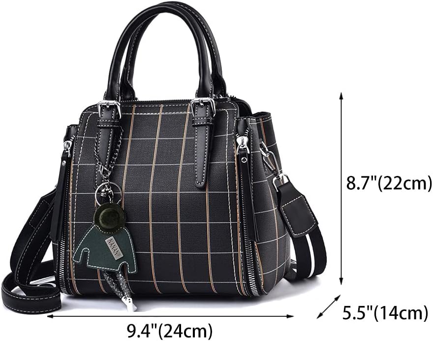 BUKESIYI Damen Tasche Umhängetasche Handtasche Frauen Klein Schultertasche Weekender Lack PU Leder C