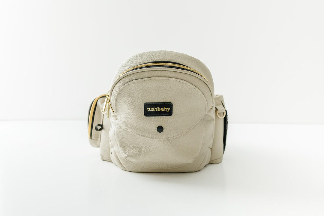 Tushbaby Babytrage Hüfttrage für Baby und Kleinkind bis 20 kg, Creme Cream, Cream