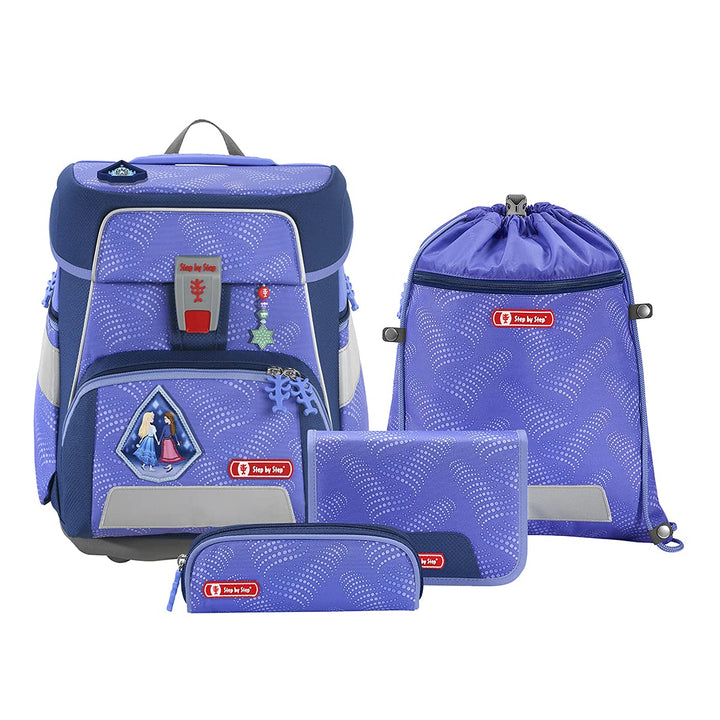 Step by Step Schulranzen-Set Space, Ice Princess, 5-teilig, lila, Prinzessin-Design, ergonomischer T