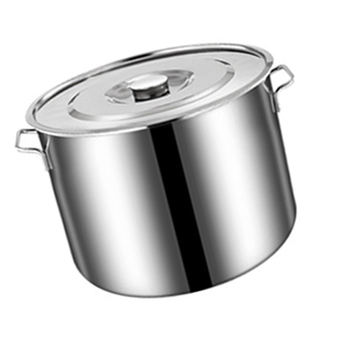 Suppentopf aus Edelstahl, Grosse Kochtöpfe mit Deckel, Suppentopf, Suppentopf, Eintopf, Schmortopf,
