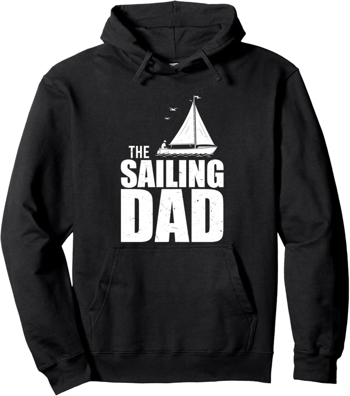 The Sailing Dad Segeln Segler Papa Segelboot Skipper Pullover Hoodie