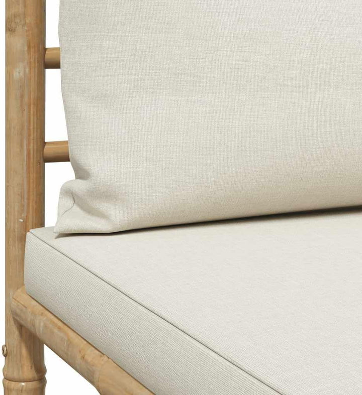 vidaXL Gartenmöbel 2-TLG. mit Kissen Ecksofa Mittelsofa Gartenset Gartensofa Lounge Sofa Garnitur Si