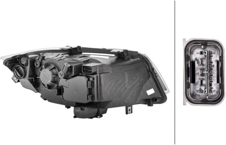HELLA 1E1 354 699-011 Halogen-Hauptscheinwerfer - links - für u.a. BMW 3 (E90) Links (Fahrerseite),