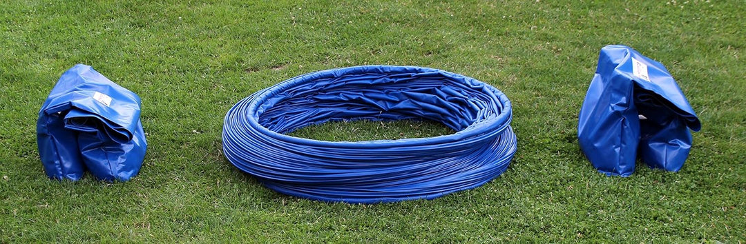 Callieway® Dog Agility Tunnel Profi Hunde Tunnel Agility Gerät (Stützsandsäcke bereits inklusive) (3