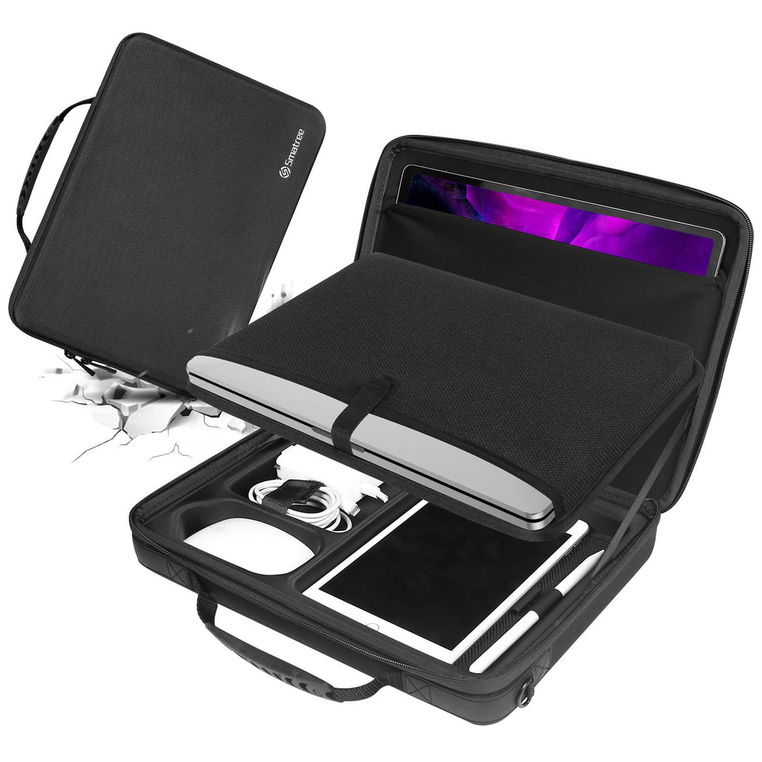 Smatree 13 Zoll Hartschalen Laptoptasche Kompatibel mit 2023/2021 MacBook Pro 14Zoll/ 13,3 Zoll MacB
