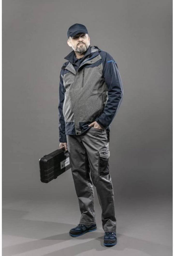 Högert Herren Regenjacke mit Reflexelementen S Blau, S Blau