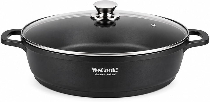 LOW COOKING POT WITH LID ECOCHEF 40 cm. 2.3 Liter, 2.3 Liter