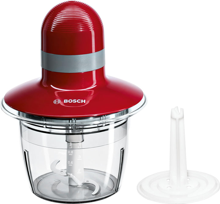 Bosch MMR08R2 Universal Zerkleinerer chopper, Kunststoff, Rot, 400 W 400 W Mixbecher 800 ml