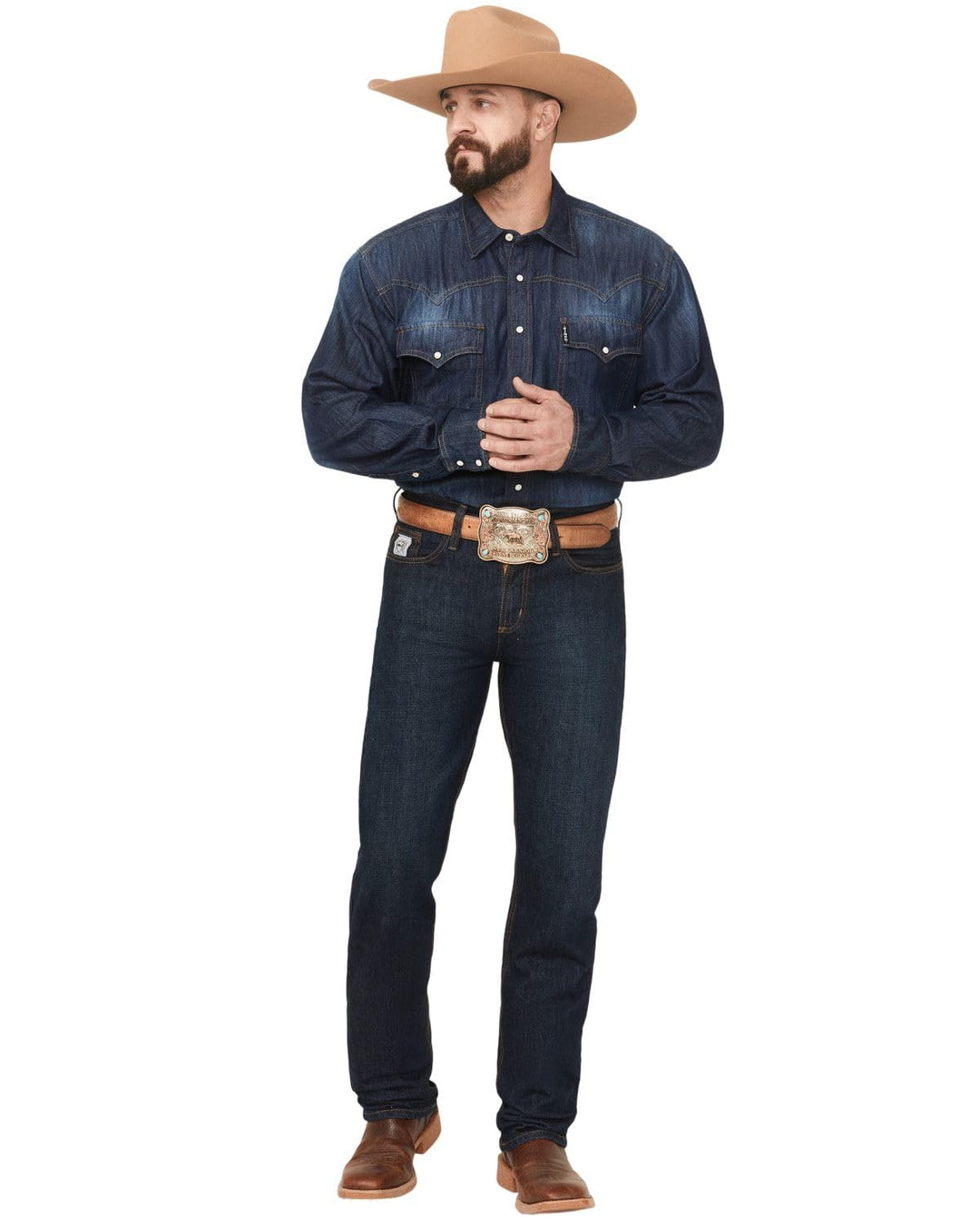 Cinch Silver Label Herren-Jeans, schmale Passform 26W / 38L Indigo, 26W / 38L Indigo