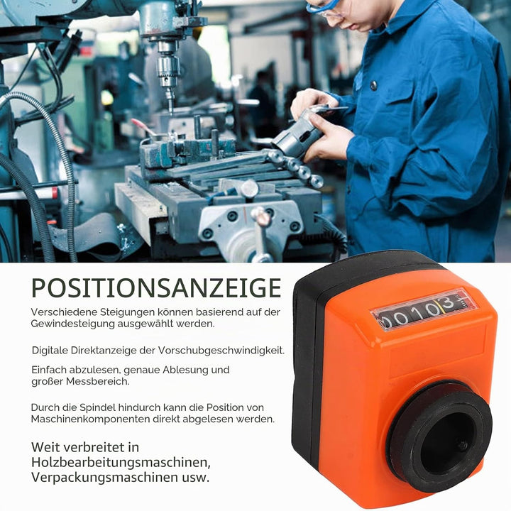20 mm Bohrungsdurchmesser, Digitale Positionsanzeige, Hohe Genauigkeit Wellenvorschubanzeige Zubehör