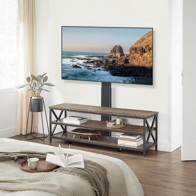 RFIVER TV Ständer TV Bodenständer für 32-75 Zoll Fernseher, TV Standfuss Freistehend Fernsehständer