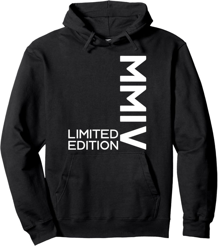 LIMITED EDITION 2004 MMIV RÖMISCHE ZAHLEN 19. GEBURTSTAG Pullover Hoodie