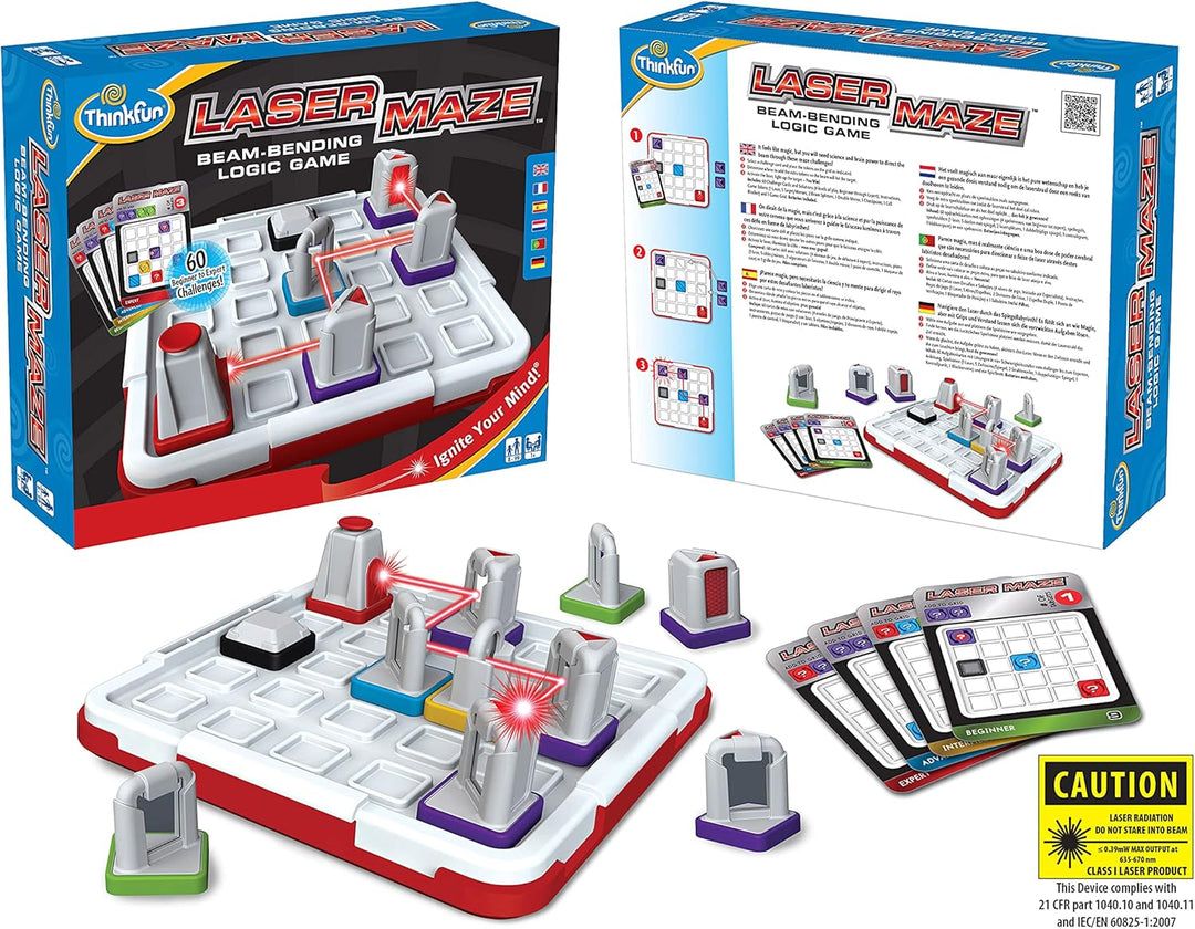 Ravensburger 76340 ThinkFun Laser Maze Spiel Englisch, Deutsch, Französisch, Niederländisch, Spanisc