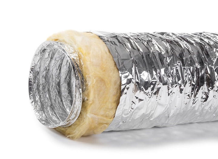 STERR Isolierter flexibler Lüftungskanalschlauch 125 mm x 10 m - Abluftschlauch - Kanalschlauch für