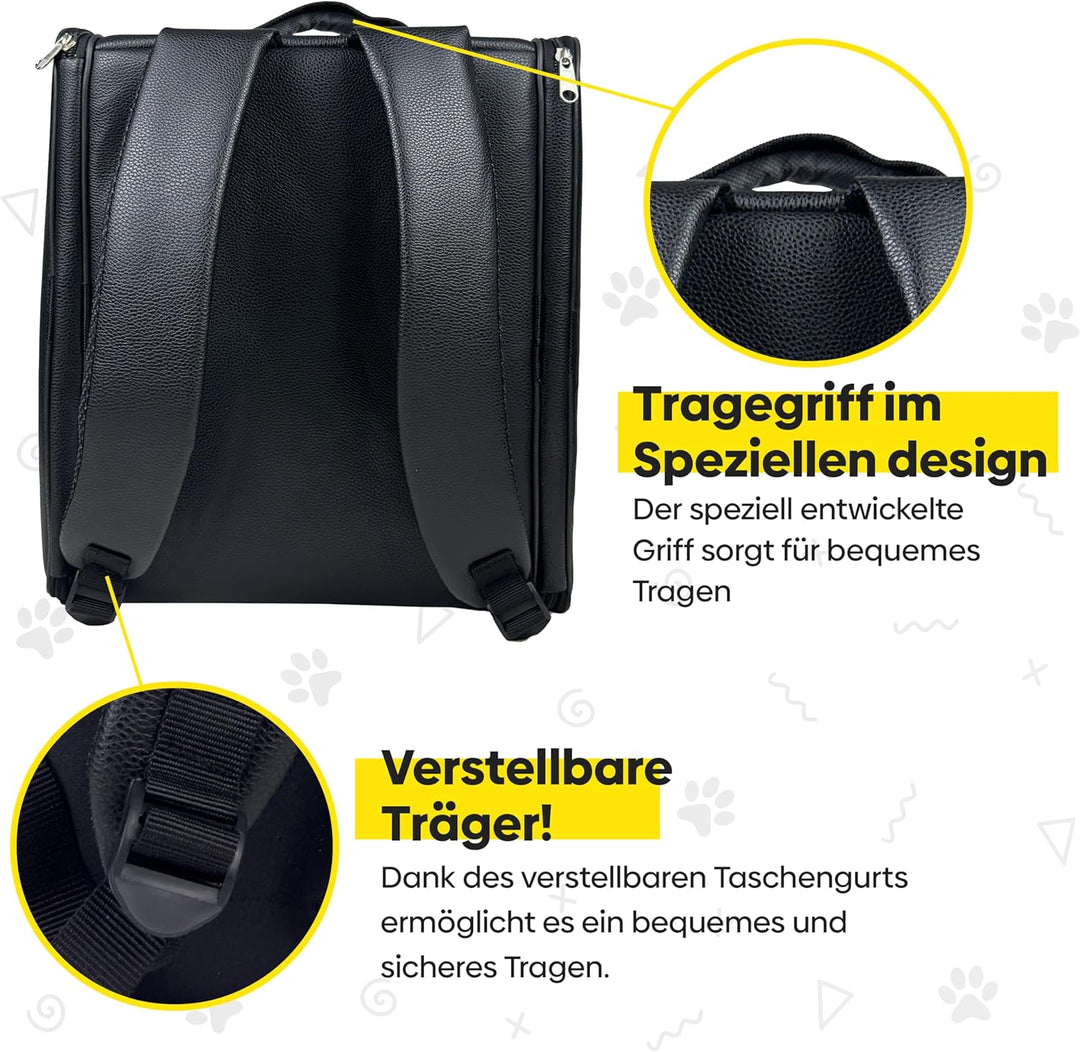 EVE Textile Hunderucksack | Katzenrucksack | Hundetasche | Katzentasche | Hunde Wanderrucksack | Kat
