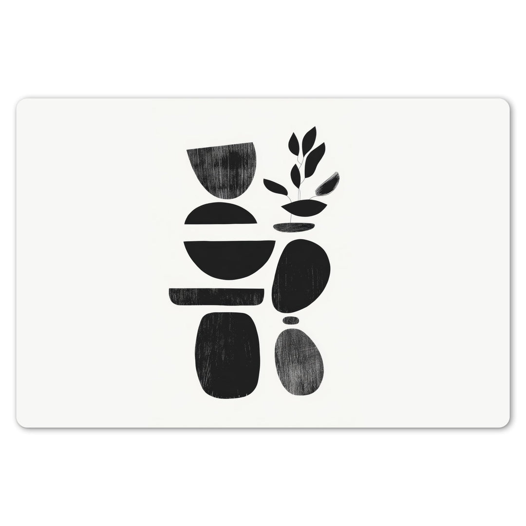 KitchenYeah© Platzsets Abwaschbar 6-Teilig 45x30 cm Tischsets Platzdeckchen rutschfeste Platzset Unt