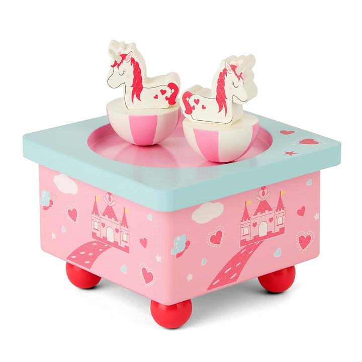 Mousehouse Gifts - Kinder Einhorn-Spieldose aus Holz - für Mädchen