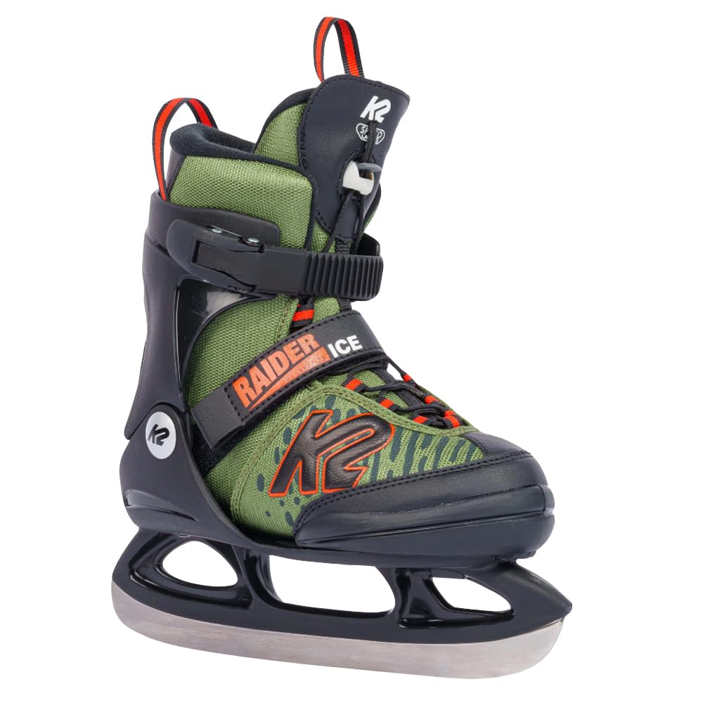 K2 Skates Jungen Schlittschuhe Raider Ice, green - orange, 25G0110 28-32 RAIDER ICE green - orange,