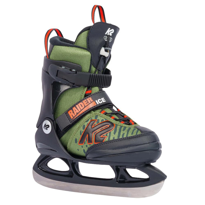 K2 Skates Jungen Schlittschuhe Raider Ice, green - orange, 25G0110 28-32 RAIDER ICE green - orange,