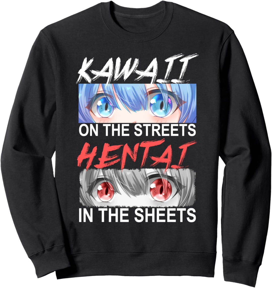 Kawaii auf den Strassen - Hentai in den Bettlaken Sweatshirt