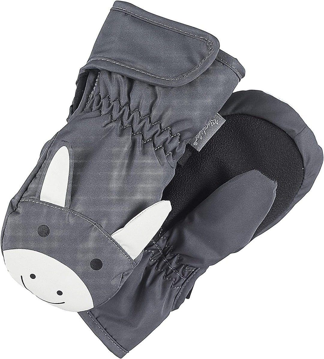 Sterntaler Unisex Kinder Fäustel Baby Fäustling Esel Emmi 2 Dunkelgrau, 2 Dunkelgrau
