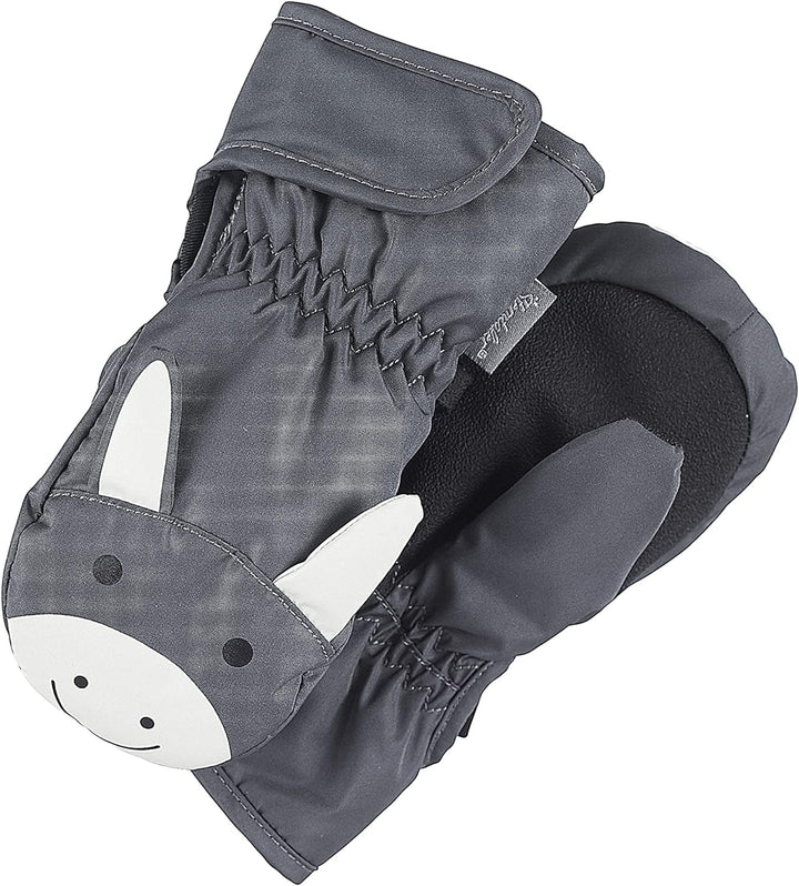 Sterntaler Unisex Kinder Fäustel Baby Fäustling Esel Emmi 2 Dunkelgrau, 2 Dunkelgrau