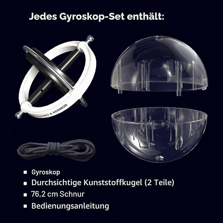 Thames & Kosmos | 678002 | Gyroskop | Essential STEM Tools | Experimente | Physik | Ab 8 Jahren