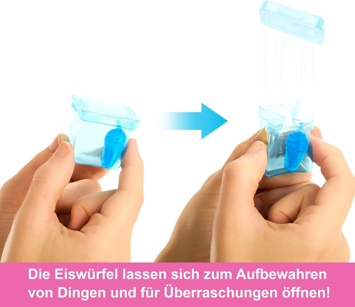 Barbie Pop Reveal Fruit - Puppe mit blauen Haaren im Fruchtpunschduft, 8 Überraschungen, duftendes S