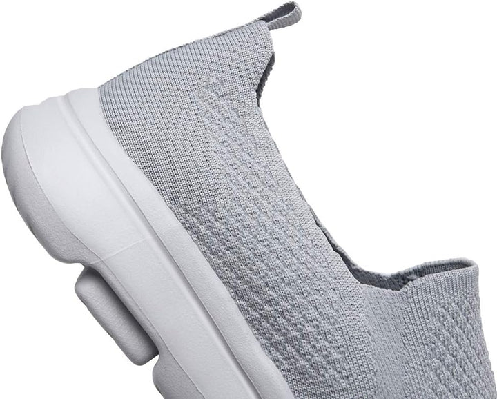 Puxowe Herren Slip On Schuhe Stricken Atmungsaktiv Leicht Freizeitschuhe Sneaker Shoes Männer 42 EU