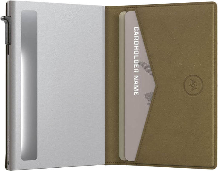 ProWallet Slim 6,7cm, 10,5cm, 1,4cm Grün Gewebt, 6,7cm, 10,5cm, 1,4cm Grün Gewebt